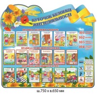 Стенд Уголок безопасности в быту, на дороге и пожарная безопасность